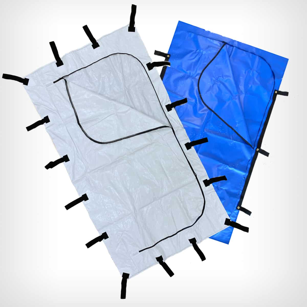 body bag + window + u-zip hospital body bags - cream