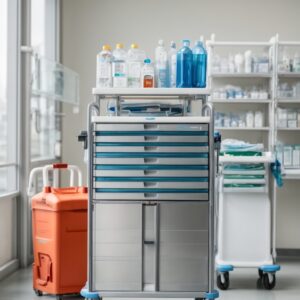 trolley for oxygen tank
