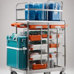 trolley for physiotherapy equipment