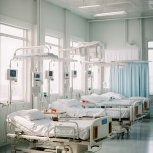 Hospital ward bed