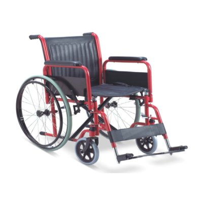 Wheelchair steel PVC detachable arm and footrest