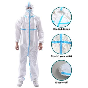Hazmat suit reusable coverall- Red, Blue, black - Image 2