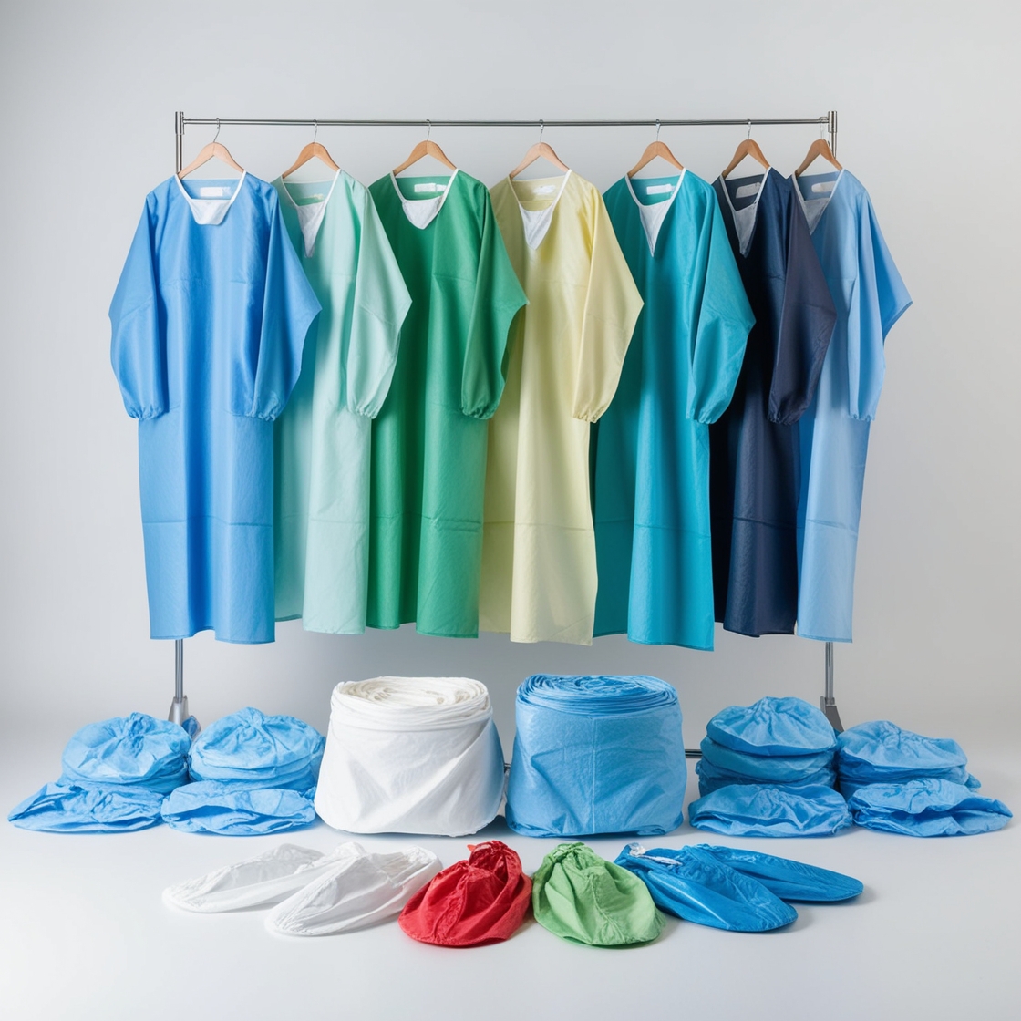 100 x Medium Latex Disposable Gloves