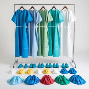 Reusable shoe covers green small