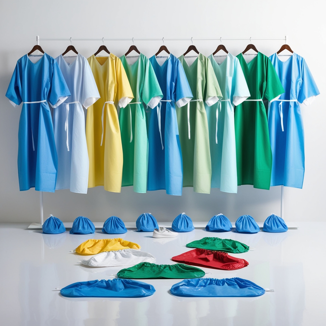 Bulk Disposable Isolation Gown large