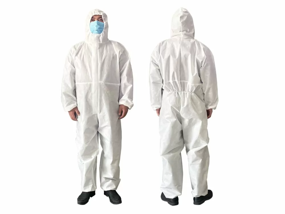 Disposable coverall top