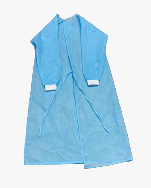 Disposable Isolation Gown STERILE (White Cuff)