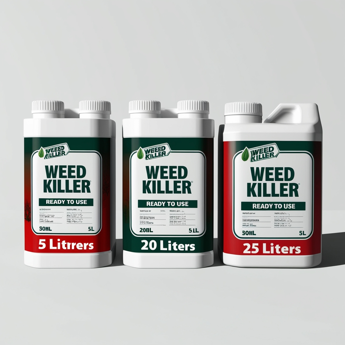 Two step weed killer ready to use
