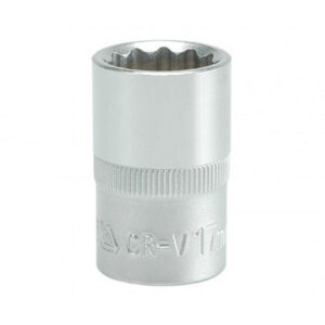 Bi-hex Socket - 12 Point - Chrome Vanadium - 1/2" Connector - Standard Length - 17mm - YT-1279