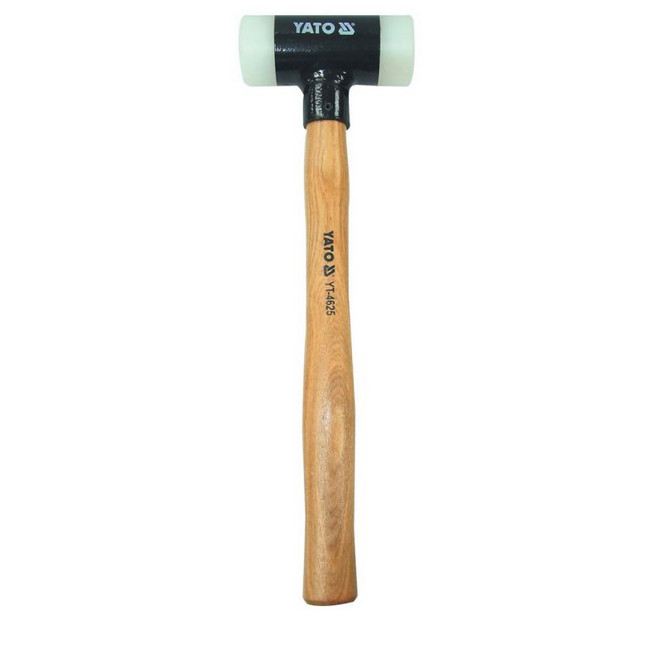 Nylon Dead Blow Mallet - Wood Handle - 430g - YT-4625