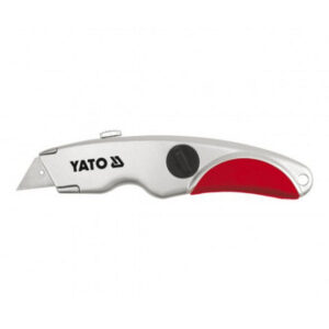 Box Cutter - Retractable Work Cutting Knife - 3 x SK5 Blades - YT-7520