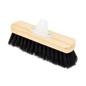 Floor Broom - Head Only - Rainbow Black Fibre Household - Pack of 5 - F3518