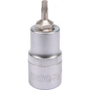 Torx Bit Socket - Male - Chrome Vanadium - 1/2" Connector - Standard Length - T20 x 50mm - YT-04310