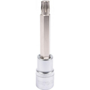 Torx Bit Socket - Male - Chrome Vanadium - 1/2" Connector - Long - T50 x 100mm - YT-04326
