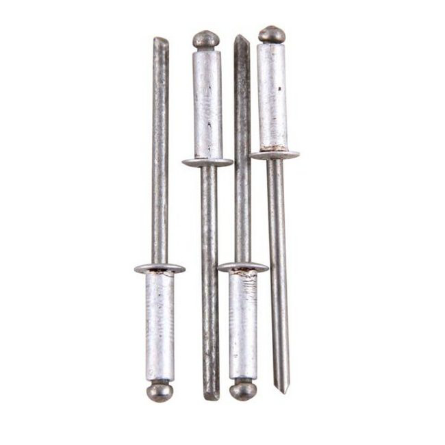 Rivets - Aluminium - 4.0 x 8mm - Pack of 100 - TOOR1657