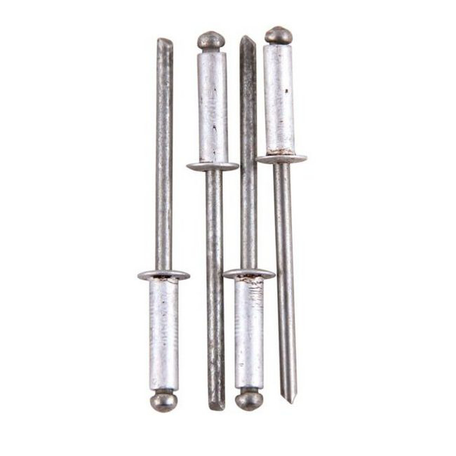 Rivets - Aluminium - 4.0 x 12mm - Pack of 100 - TOOR1659