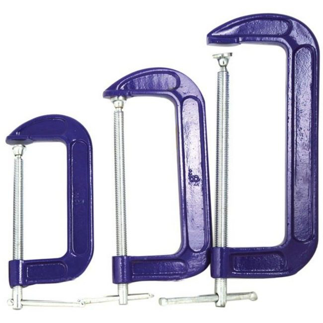 G Clamp Set - 3 Piece - TOOC357