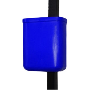 Refuse Bin - Pole Bin - Rectangular - Fixed - 25L - 33 x 18 x 42 cm - LB001