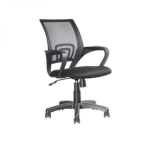 Typist Chair - Stewart - 95 x 62 x 60 cm - Mesh - Black - QZY-1121B4