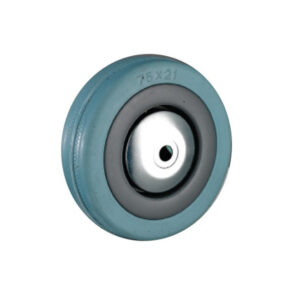 Castor Wheels - Blue Rubber - Loose Wheel - 100mm - TOOC446