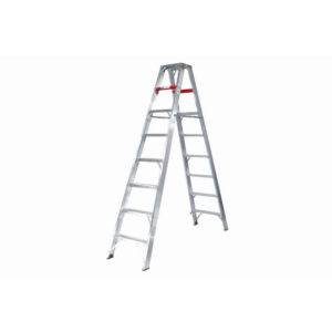 Stepladder - Heavy Duty Double Sided Aluminium - 4 Steps - 1.2m - LASD4