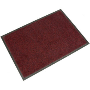 Doormat - COBAwash Dirt Trap Entrance Mat - Black and Red - 85 x 60 x 0.8 cm - LM010301
