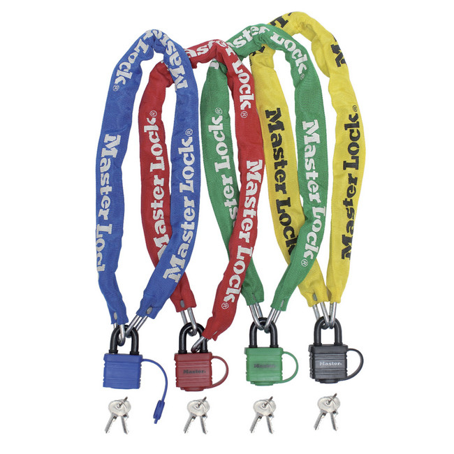 Bicycle Chain and Padlock - MA300025-red