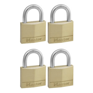 Brass Padlock - Keyed - 40mm - 4 Pack - Pack of 4 - MA207768
