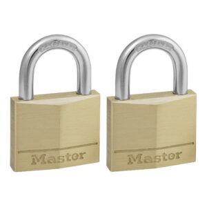 Brass Padlock - Keyed - 40mm - 2 Pack - Pack of 2 - MA205342