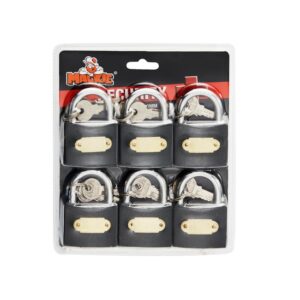 Padlock - Iron - 6k/A - 50mm - Pack of 6 - 97031099
