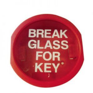 Break Glass Key Box - Plastic - Round - G00502