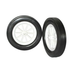 Plastic Spoked Wheels - Polypropylene - 180mm ⌀ - Pack of 2 - RATA180