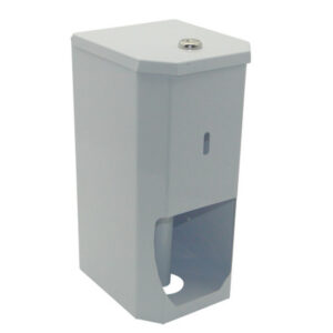 Toilet Paper Dispenser - 2 Roll - Powder Coated Steel - White - TR_02
