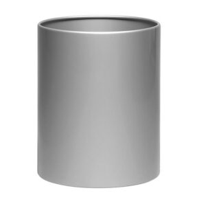 Waste Paper Bin - Modern Steel Range - Metal - 24 x 30 cm - Silver - 500SI
