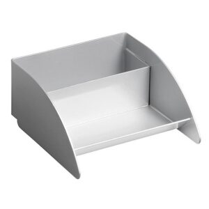Business Card Holder - Modern Steel Range - Metal - 10 x 9.5 x 5 cm - Silver - 408SI
