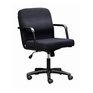 Office Chair - Full Mid Back - Swivel and Tilt - 85 x 57 x 64 cm - SE006-black