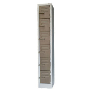 Steel Locker - Metal - 6 Tier - Six Door - 180 x 30 x 45 cm - LOC006-ivorykaroo