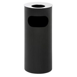 Steel Ashtray Litter Bin - Stainless Steel Top - 240 Ø x 600 (H) mm - Colour Options - 526BL
