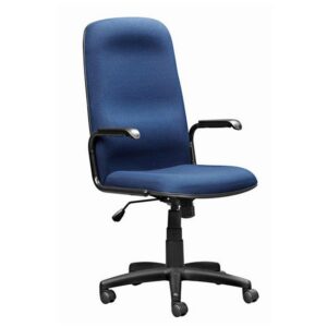 Office Chair - Economy High Back - Swivel and Tilt - 108 x 57 x 68 cm - SE012-blue