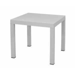 Plastic Square Table - Elite - 4 Seater - White