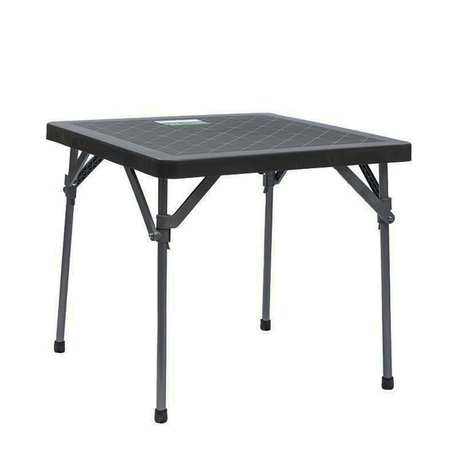 Plastic Collapsible Table - Tia - 4 Seater - Black
