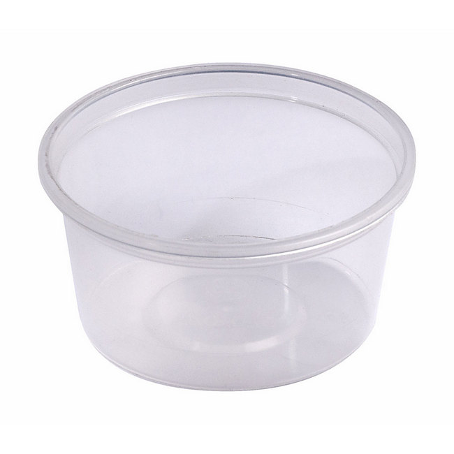 70ml Take Away Containers - Tub Only - Clear - Pack of 1000