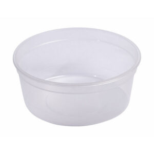 250ml Take Away Containers - Tub Only - Clear - Pack of 200