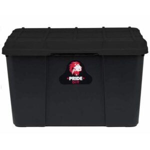 65L Plastic Storage Box - Pride - Pack of 5