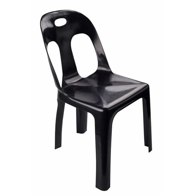 Plastic Catering Chair - Black
