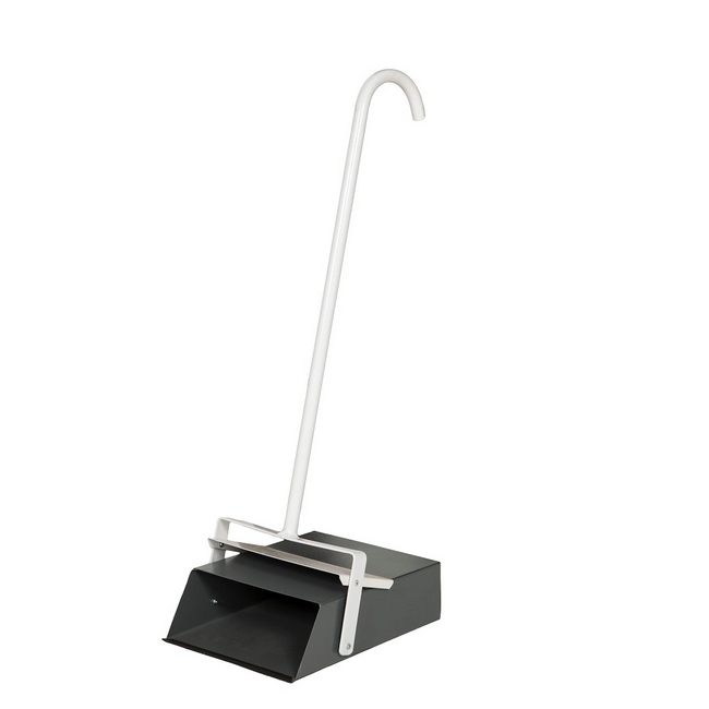 Metal Dust Pan - Long Handle Scoop