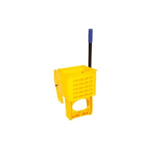 Double Trolley Plastic Mop Wringer - For 50L Econo Bucket - Yellow