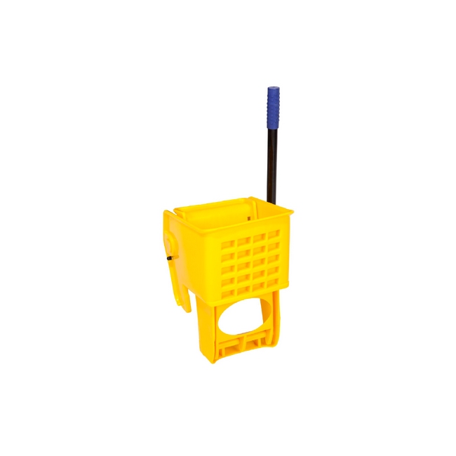 Double Trolley Plastic Mop Wringer - For 50L Econo Bucket - Yellow