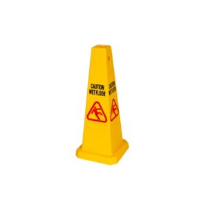 Wet Floor Sign Cone - 28 x 28 x 65cm