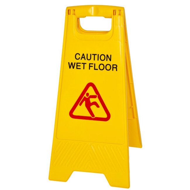 Wet Floor Sign - Econo - Double Sided - 62cm x 30cm
